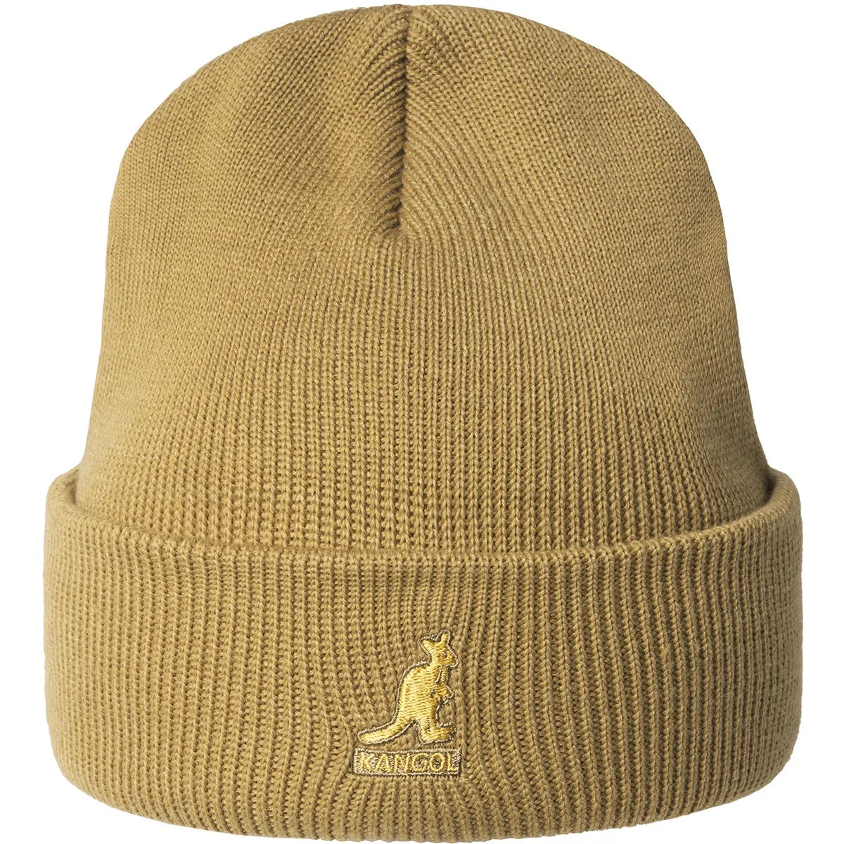 Acrylic Cuff Beanie - Camel
