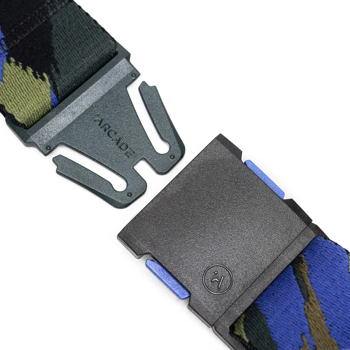 Arcade Brushstroke Belt - Black/Cobalt