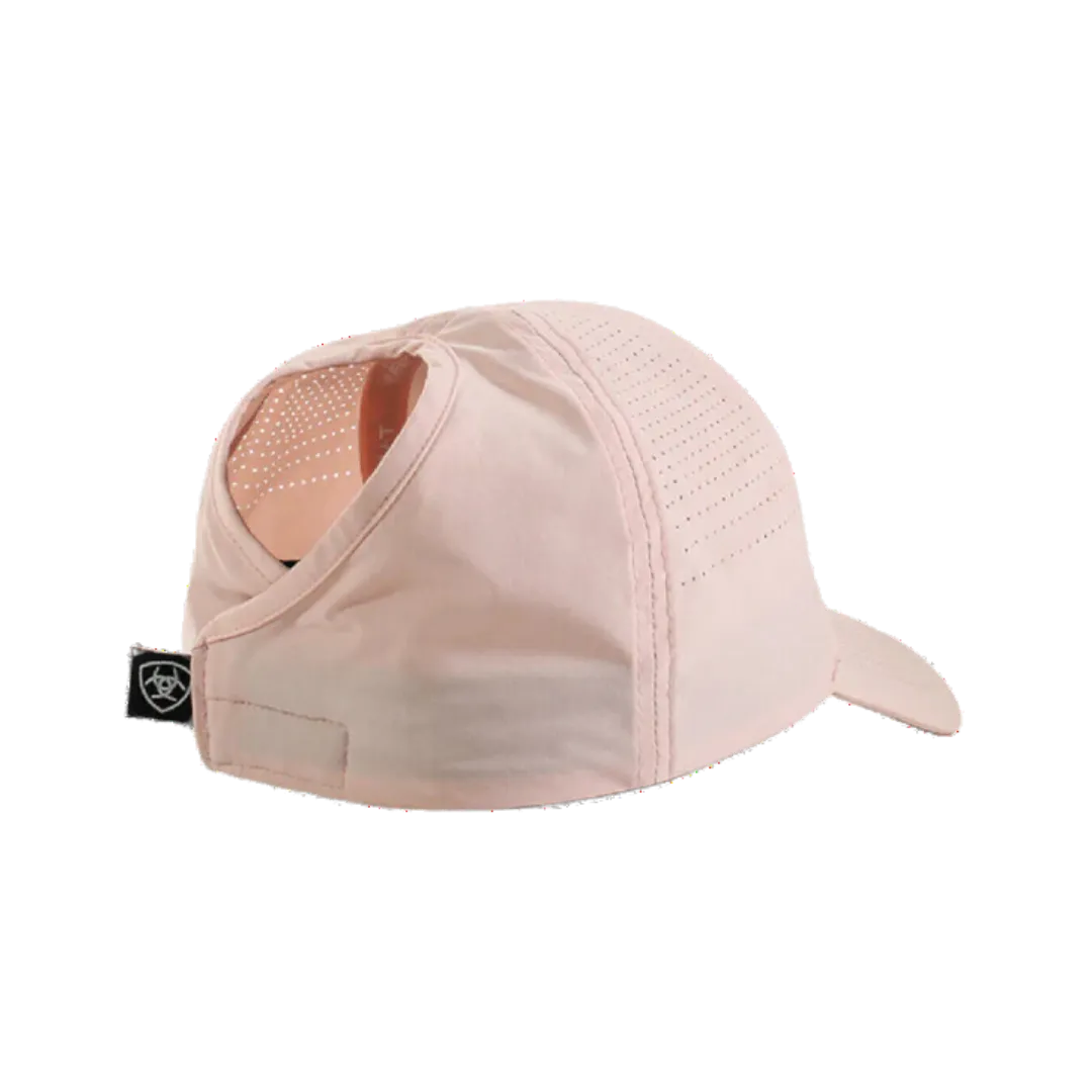 Ariat M&F Women's Pink Velcro Embroidered Logo Cap