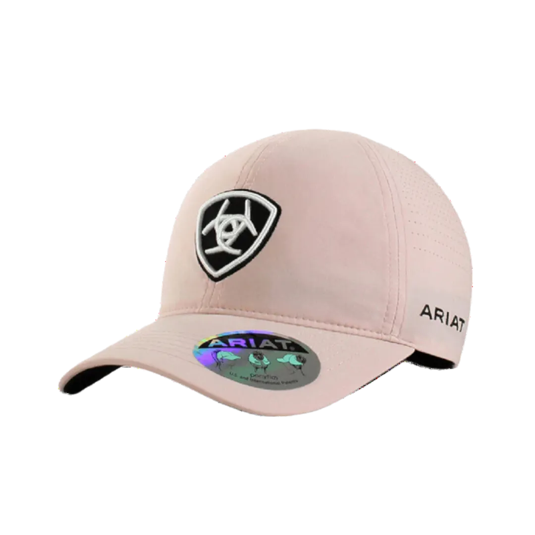 Ariat M&F Women's Pink Velcro Embroidered Logo Cap