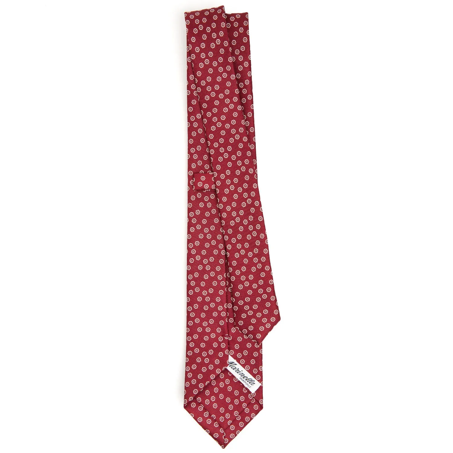BURGUNDY SARTORIAL 7 CM SILK TIE