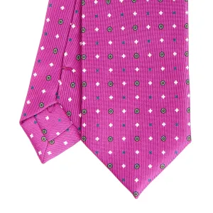 FUCSIA SARTORIAL 7 CM SILK TIE