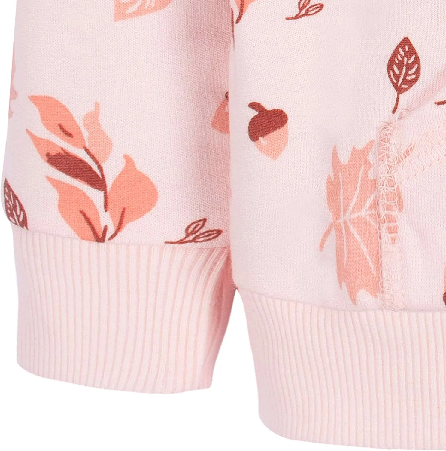 Gerber Baby Girls' Toddler 2-piece Fleece Sweatshirt and Jogger Set