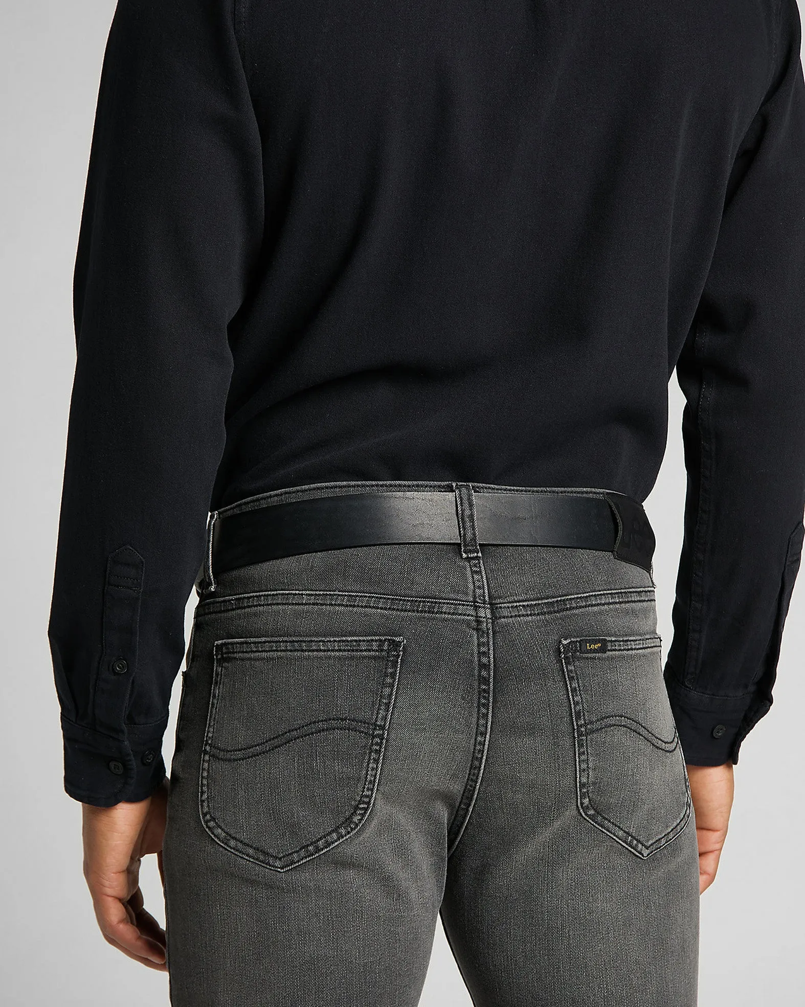 Lee Leather Belt - Black