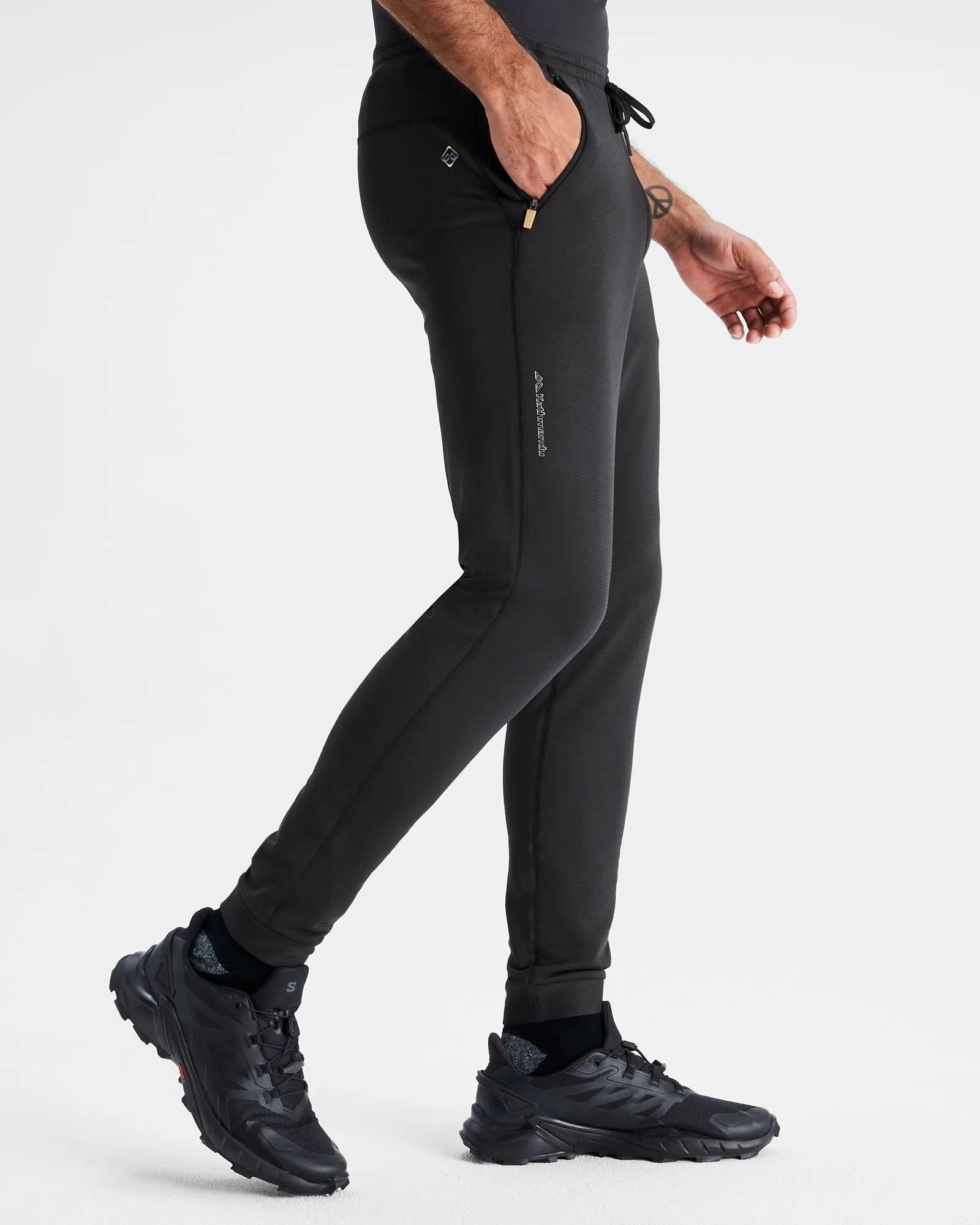 Men's Seeker Fleece Joggers - Black Stingray