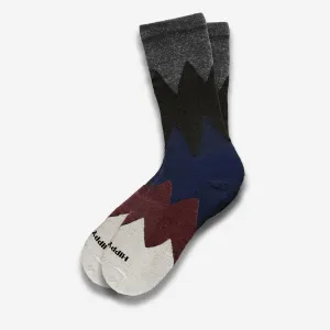 Merino Wool Chevron Crews - Bryce Canyon