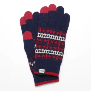 Native Knit Gloves (Navy)
