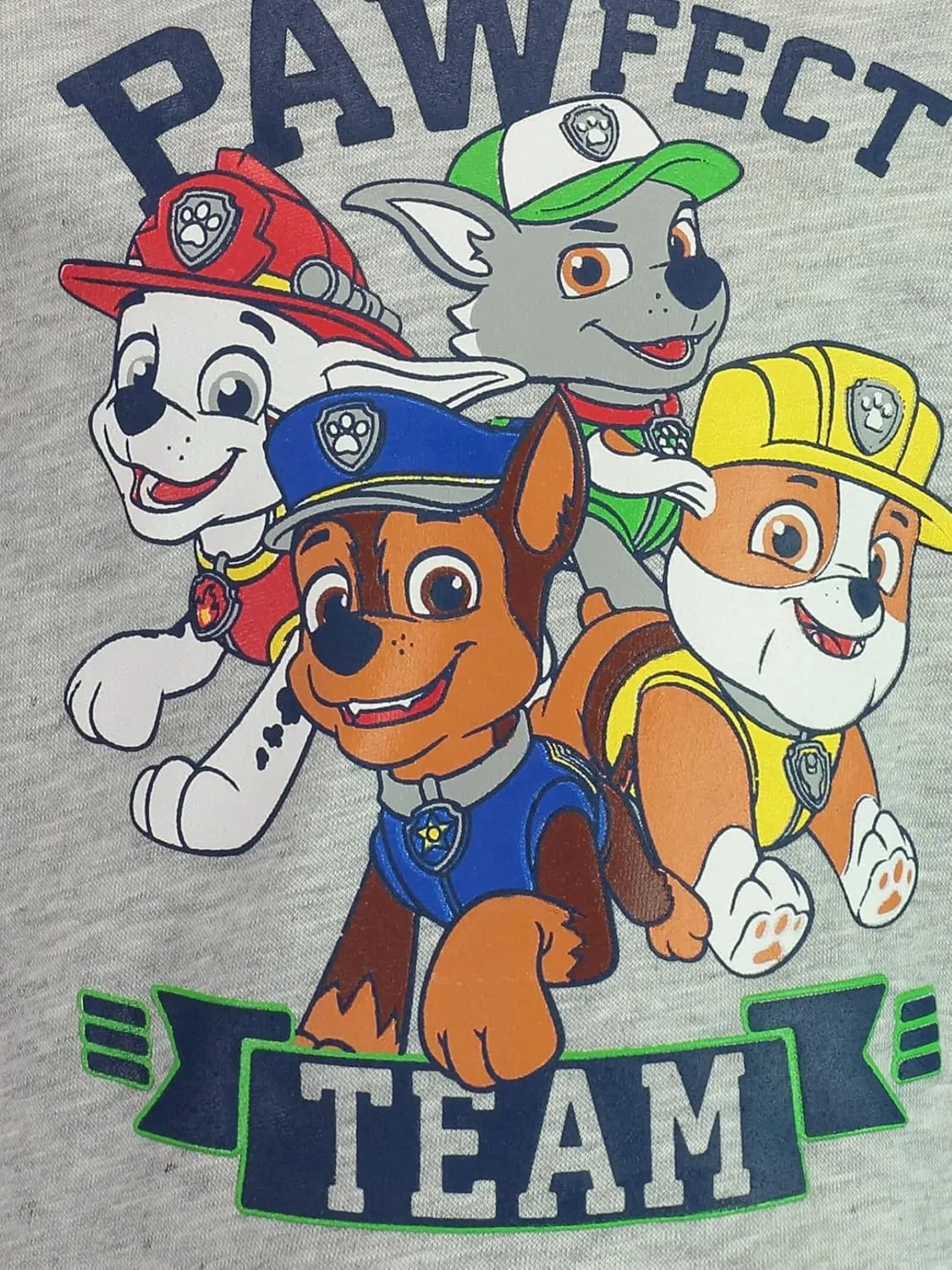 Paw Patrol Rubble Marshall Chase Fleece Sweatshirt Toddler to Big Kid